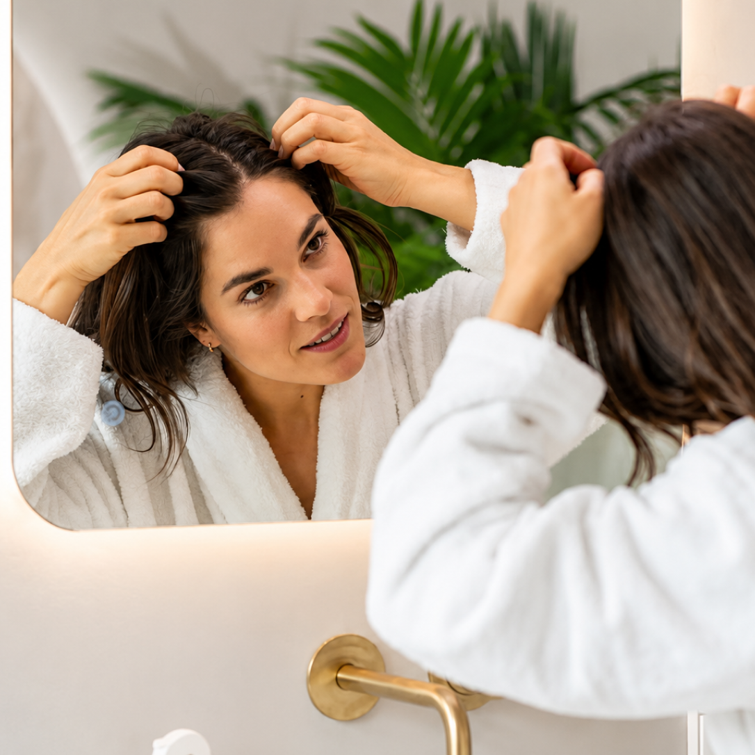 Les premiers cheveux reviennent